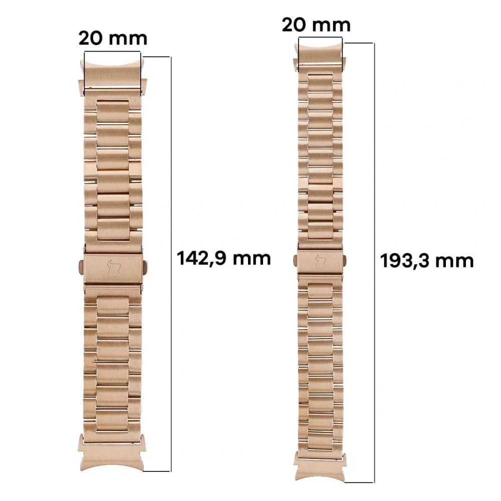 Bizon Strap Watch Aura Samsung Galaxy Watch FE/7/6/6 Classic/5/5 Pro/4/4 Classic rose gold - 2