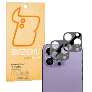 Bizon Glaslinse Apple iPhone 16 Pro / 16 Pro Max [2 PACK]