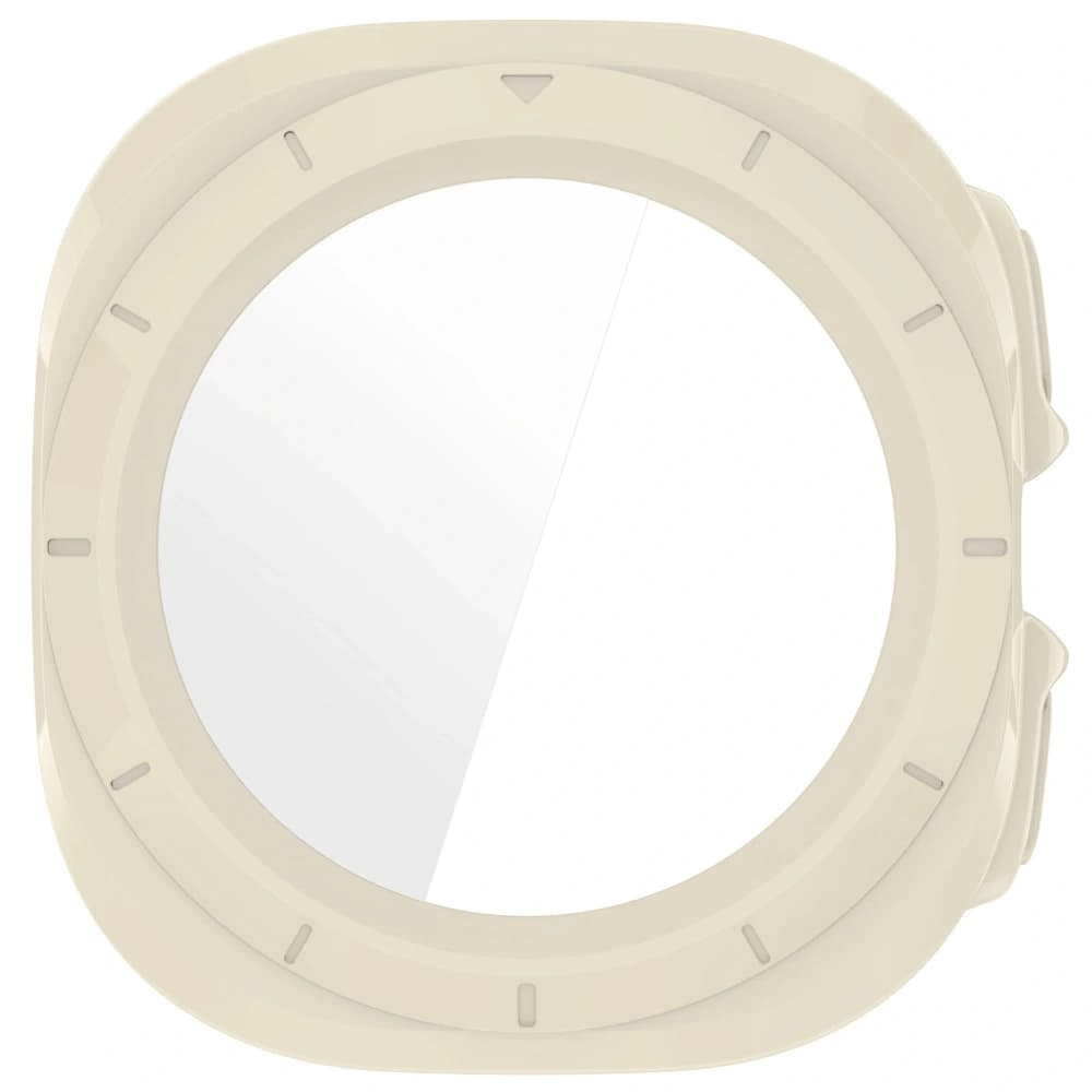 Bizon Case+Glass Uhr Samsung Galaxy Watch Ultra 47 mm beige - 8