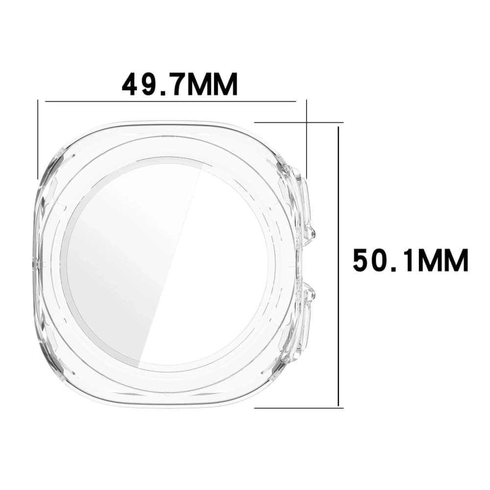 Bizon Case+Glass Uhr Samsung Galaxy Watch Ultra 47 mm klar - 3