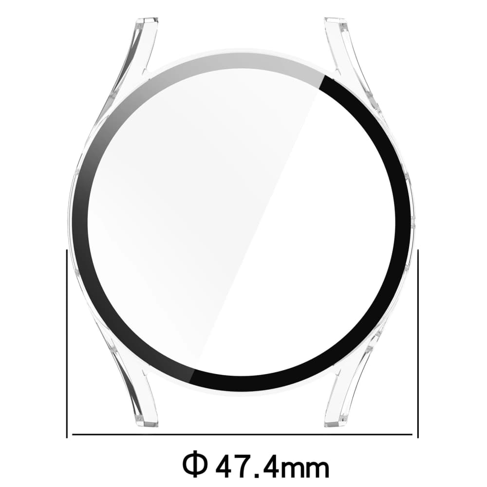 Bizon Case+Glass Uhr Samsung Galaxy Watch 7 44 mm klar - 2