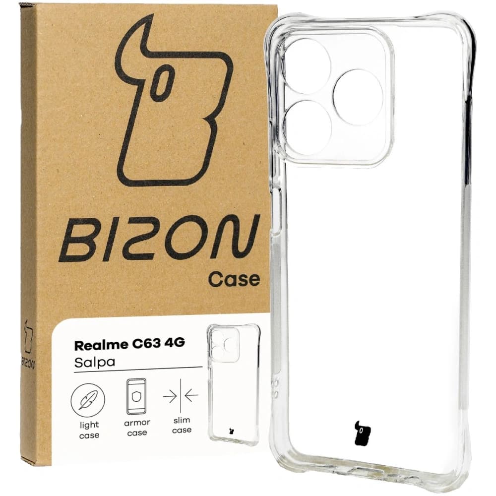 Bizon Case Salpa Realme C63 4G klar - 1