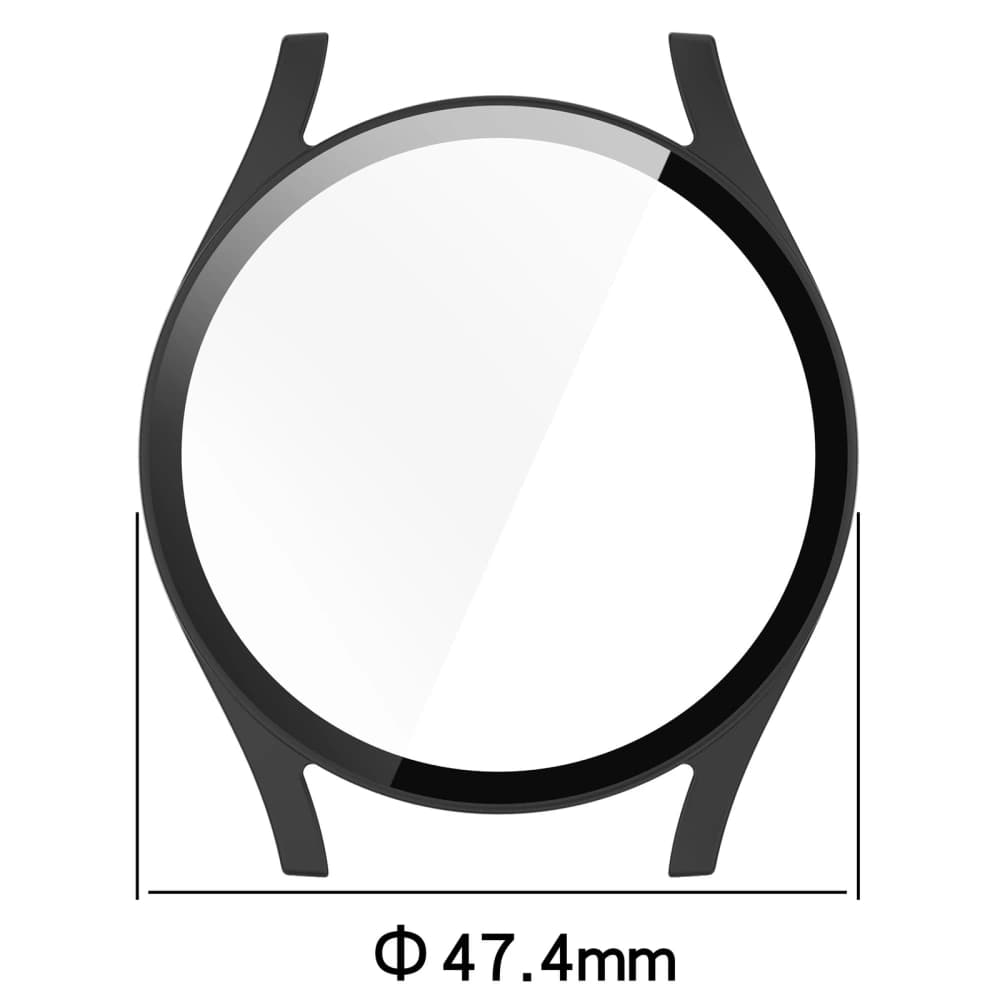 Bizon Case+Glass Watch Samsung Galaxy Watch 7 44 mm black matte  - 2