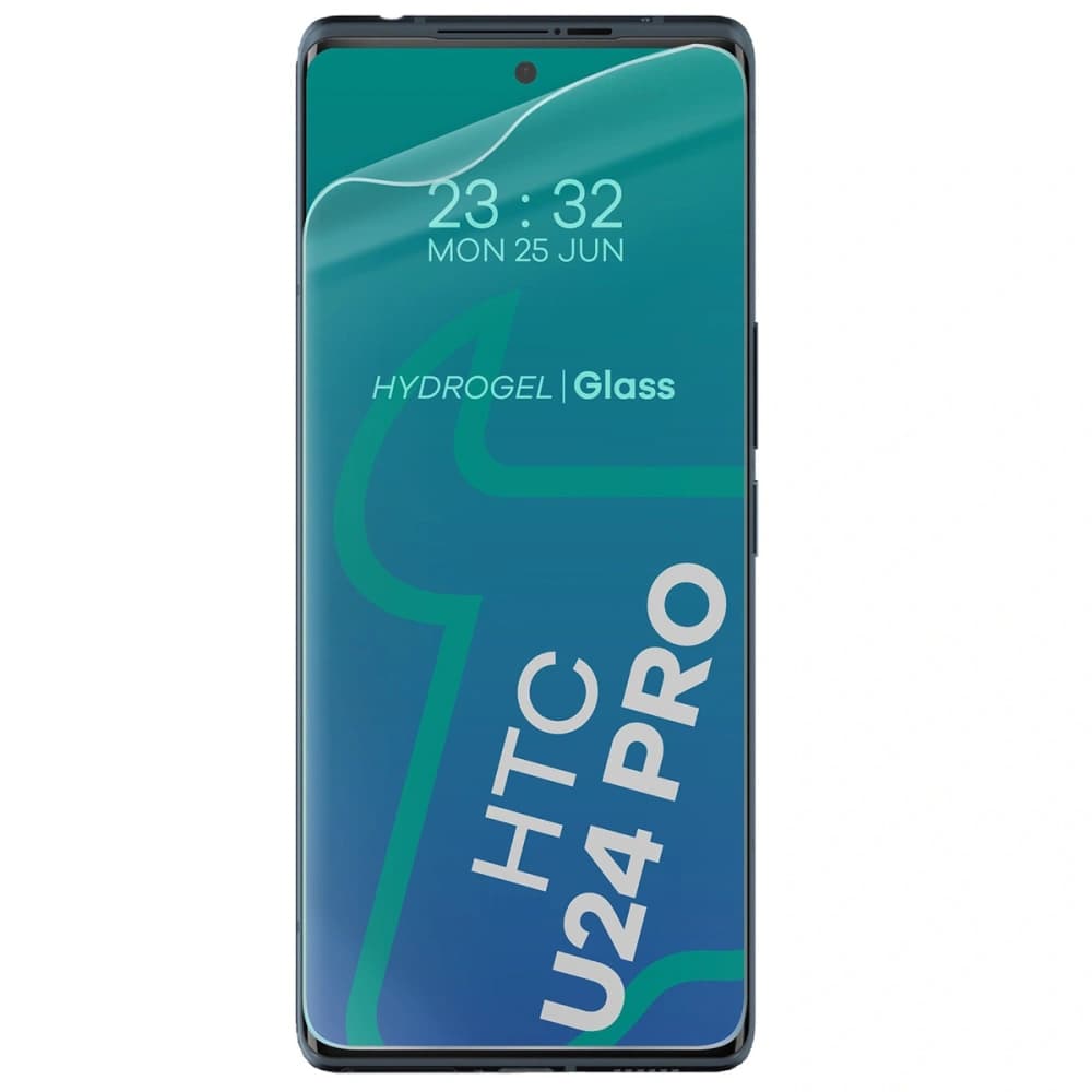 Bizon Case Clear Pack flexibles Gehäuse + 2x Schutzfolie HTC U24 Pro klar - 2