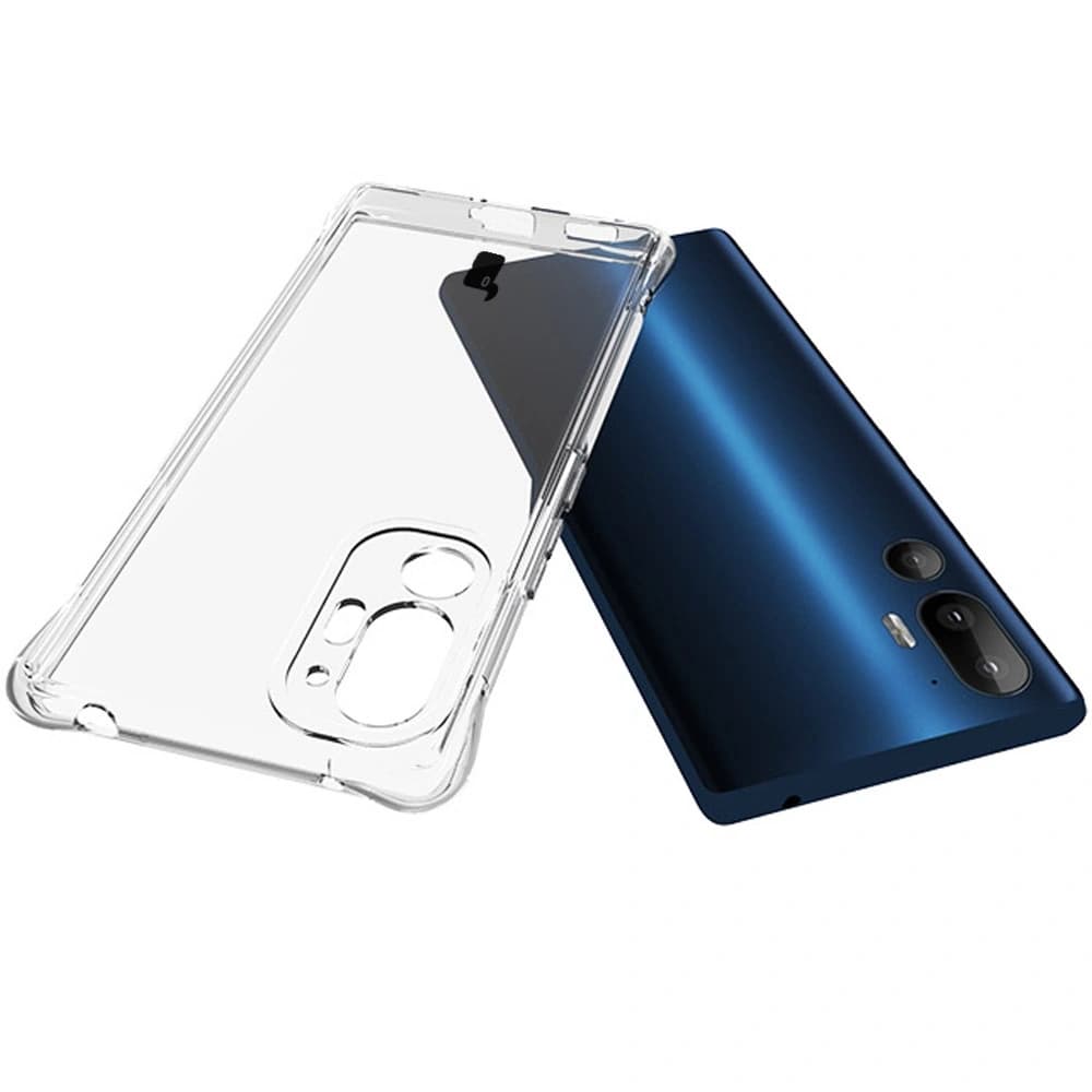 Bizon Case Clear Pack flexibles Gehäuse + 2x Schutzfolie HTC U24 Pro klar - 6