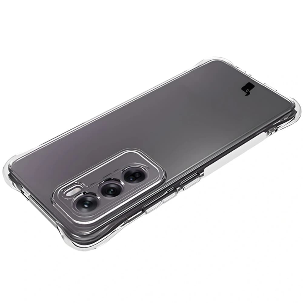 Bizon Case Clear Pack flexibles Case + 2x Schutzfolie für Oppo Reno12 klar - 7