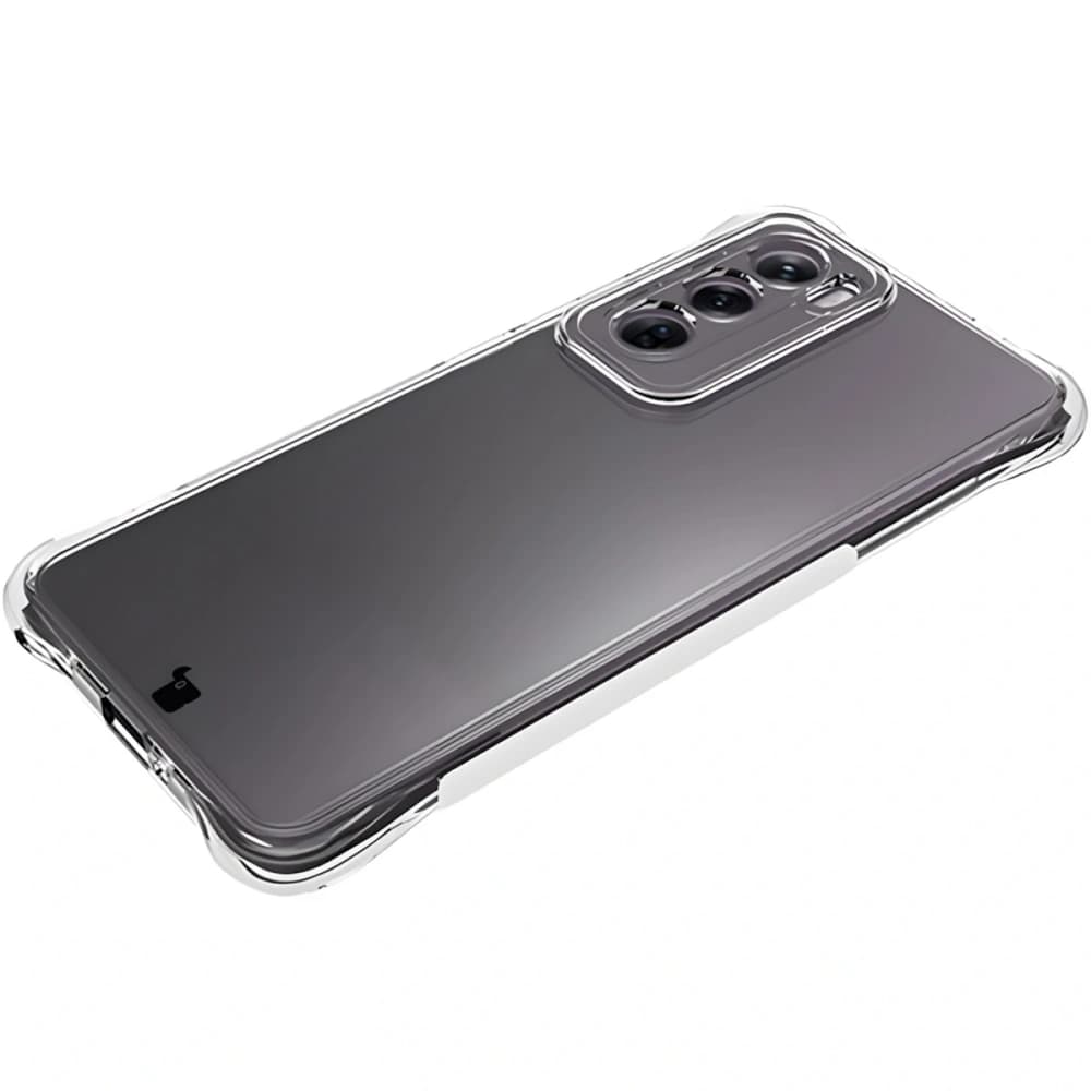 Bizon Case Clear Pack flexibles Case + 2x Schutzfolie für Oppo Reno12 klar - 8
