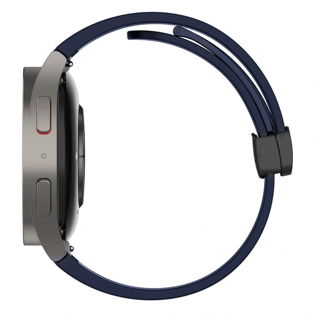 Bizon Strap Uhr Silikon Samsung Galaxy Watch FE/7/6/6 Classic/5/5 Pro/4/4 Classic marineblau - 5