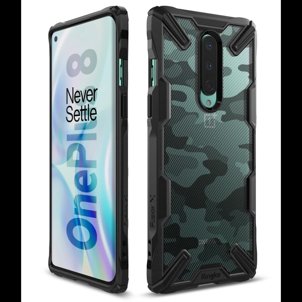 Ringke OnePlus Koffer Fusion-X 8 Camo (Moro) Schwarz - 2