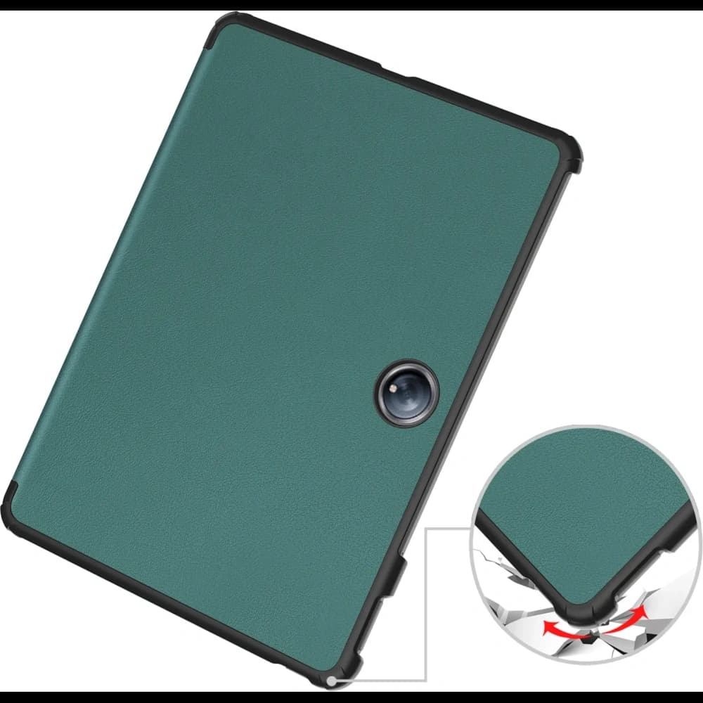 Bison Case Tab Croc flip case for OnePlus Pad 2 / Pad Pro dark green - 3