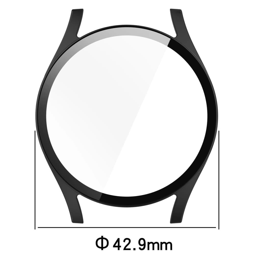 Bizon Case+Glass Uhr Samsung Galaxy Watch 7 40 mm schwarz - 2