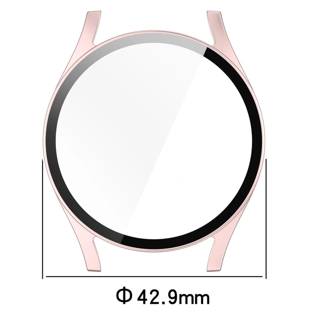 Bizon Case+Glass Uhr Samsung Galaxy Watch 7 40 mm satin pink - 2