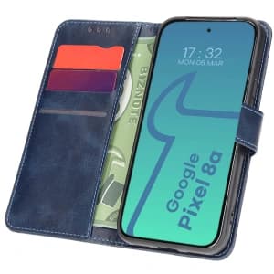 Bizon Case Pocket Google Pixel 8a marineblau