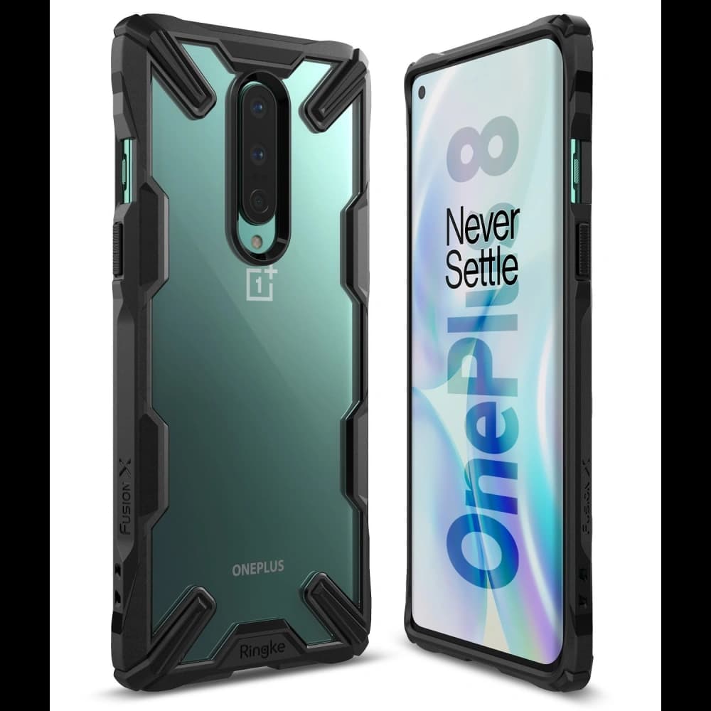 Etui Ringke Fusion-X OnePlus 8 Black - 1