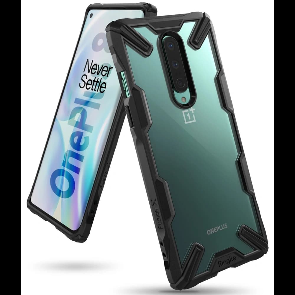 Etui Ringke Fusion-X OnePlus 8 Black - 3