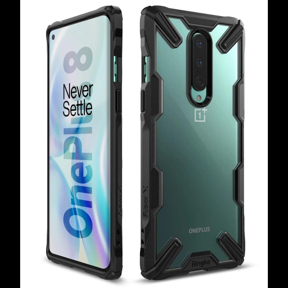 Etui Ringke Fusion-X OnePlus 8 Black - 2