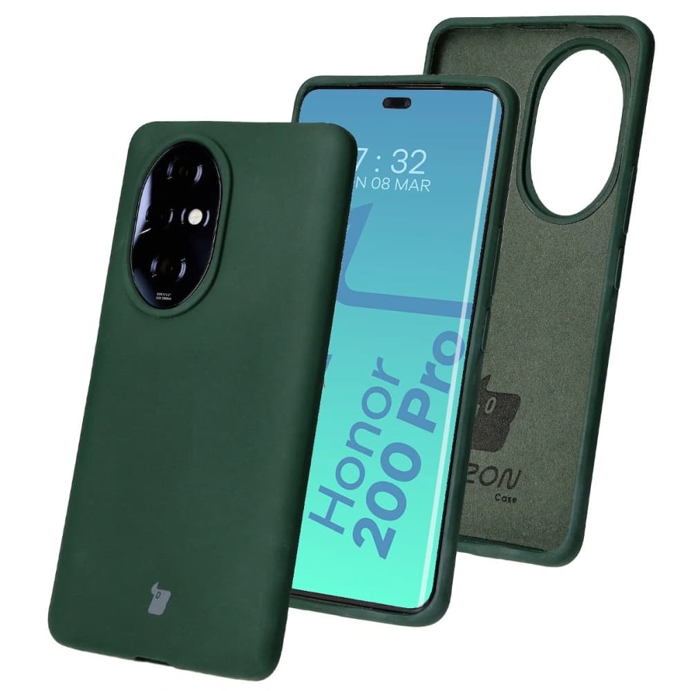 Bizon Soft Case Honor 200 Pro dunkelgrün - 1