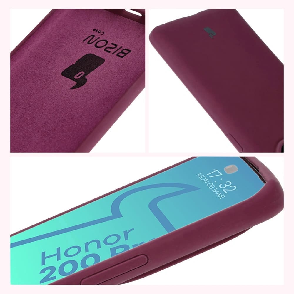 Bizon Soft Case Honor 200 Pro dunkel lila - 10