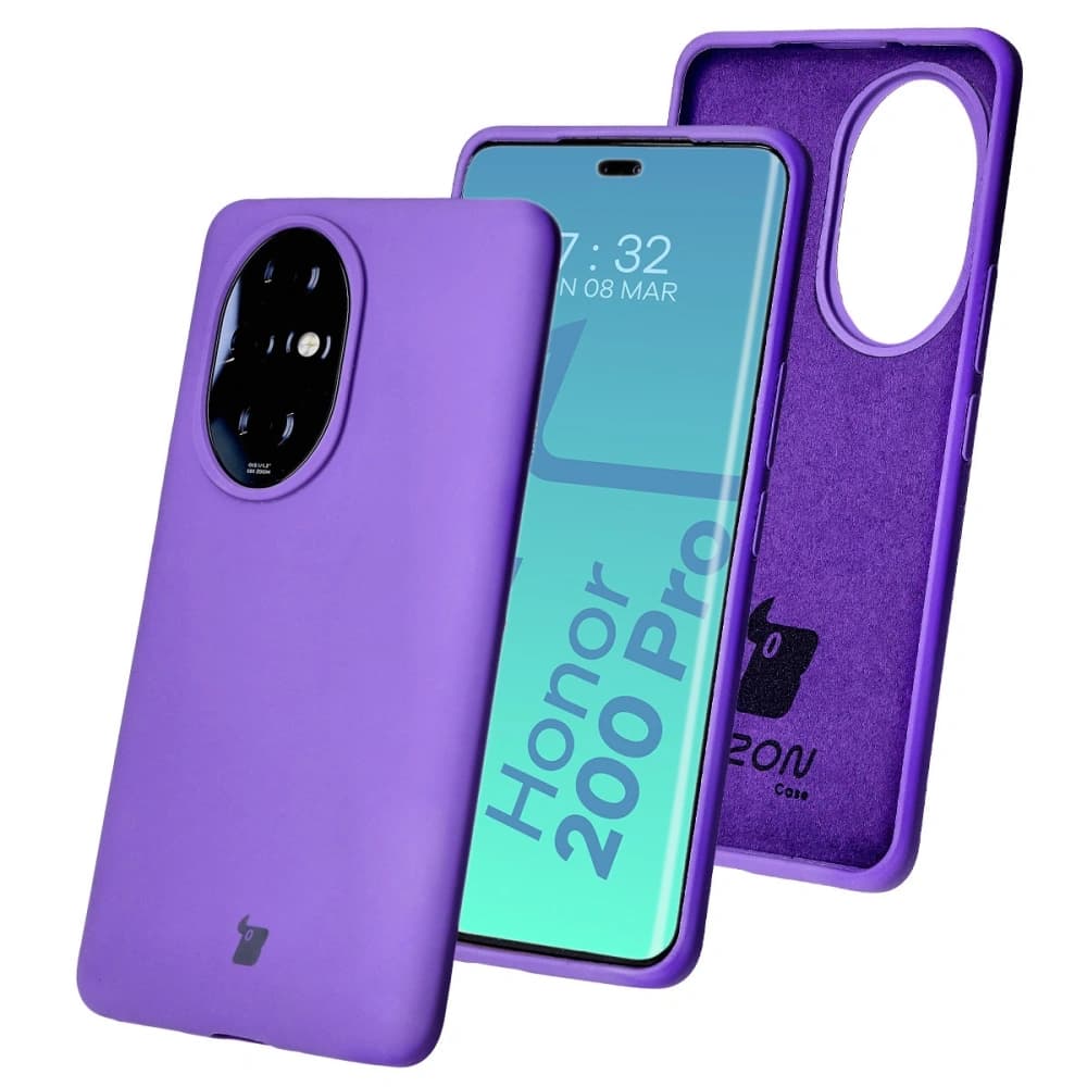 Bizon Soft Case Honor 200 Pro purple - 1