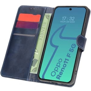 Bizon Case Pocket Oppo Reno11 F 5G navy blue