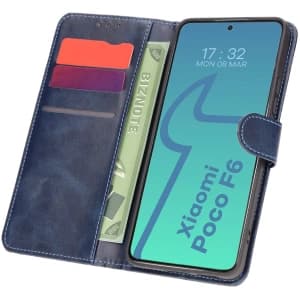 Bizon Case Pocket Xiaomi Poco F6 marineblau