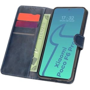 Bizon Case Pocket Xiaomi Poco F6 Pro marineblau