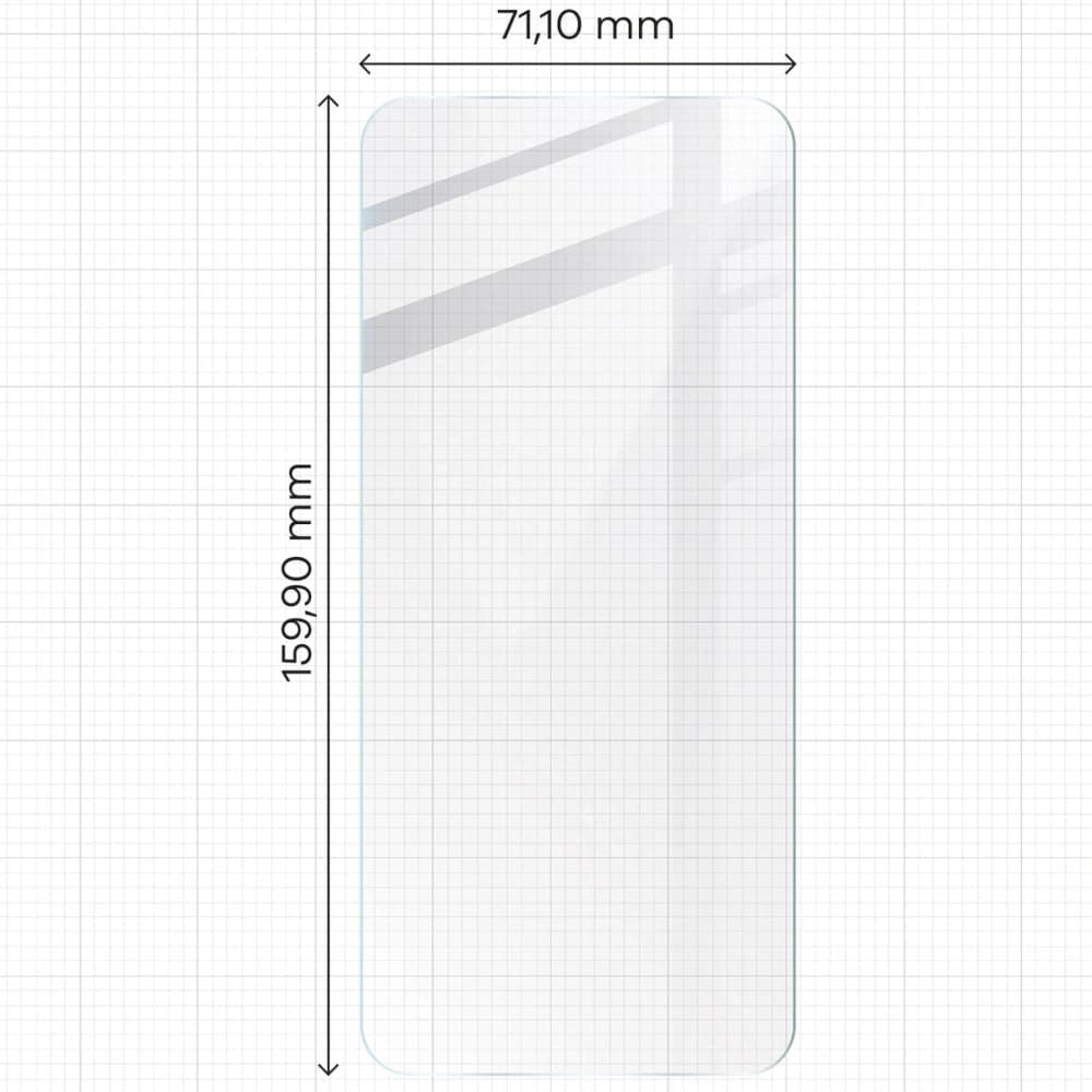 Gehärtetes Glas Bizon Glass Clear 2 für Realme 12 4G - 2