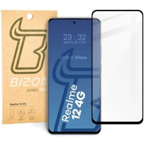 Bizon Glass Edge 2 Realme 12 4G schwarz