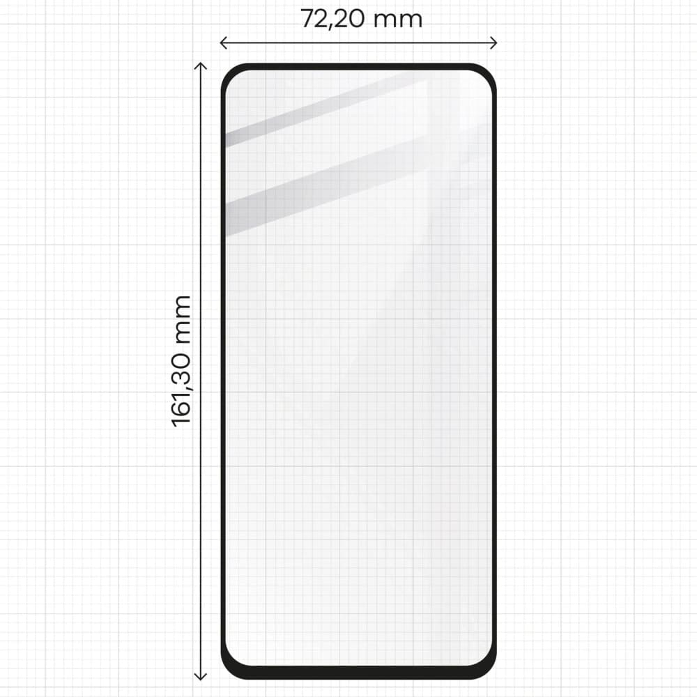 Bizon Glass Edge 2 Realme 12 4G schwarz - 2