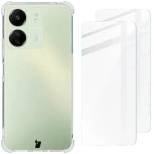 Bizon Case Clear Pack Hülle + 2x Bildschirmglas Xiaomi Redmi 4G klar