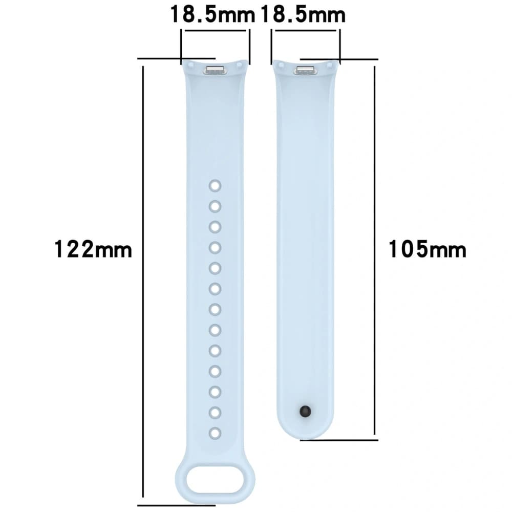 Bizon Strap Watch Silicone Xiaomi Smart Band 9 / 9 NFC / 8 light blue - 2
