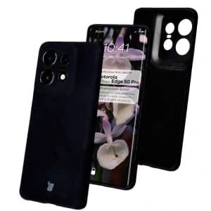 Bizon Soft Case Motorola Edge 50 Pro schwarz