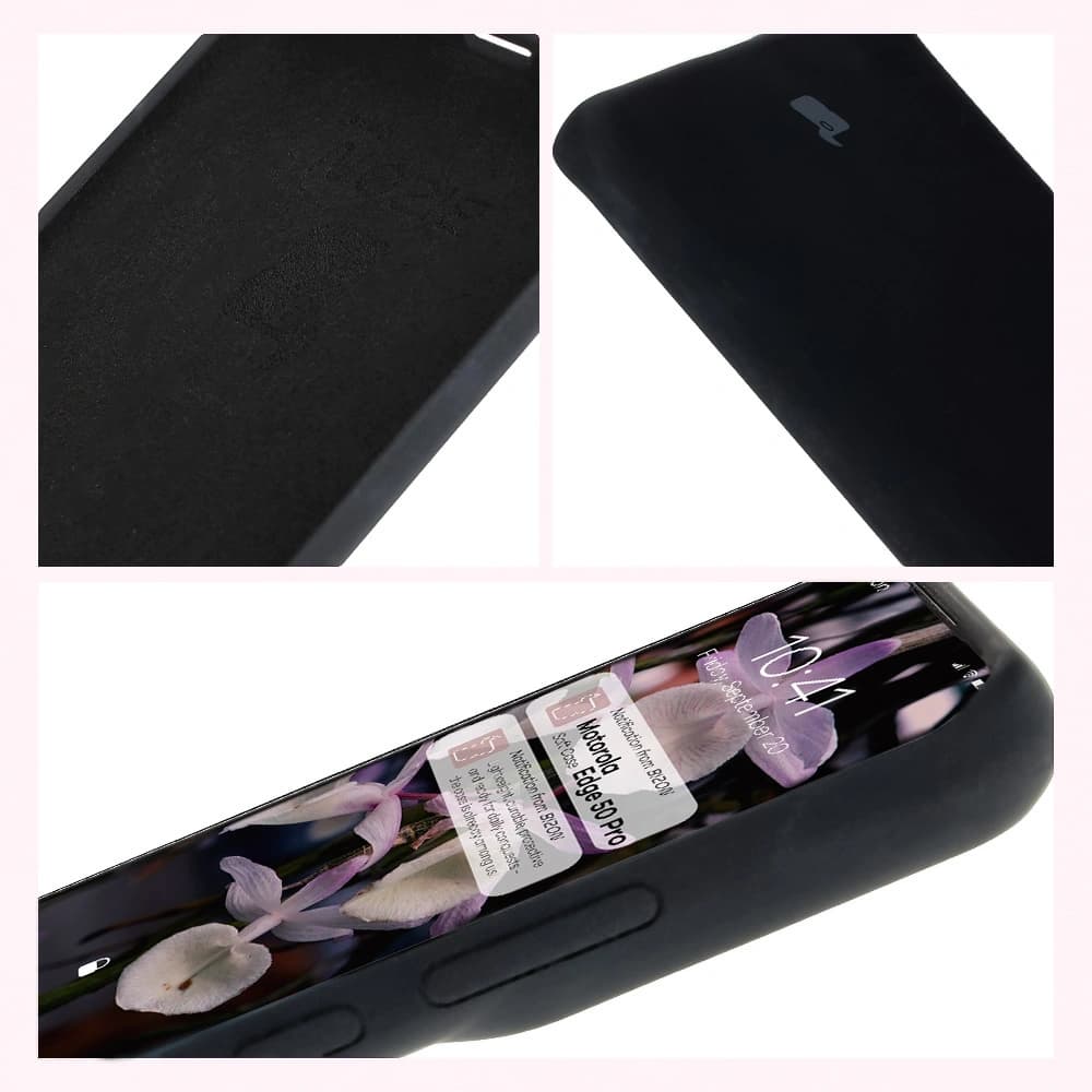 Bizon Soft Case Motorola Edge 50 Pro schwarz - 11