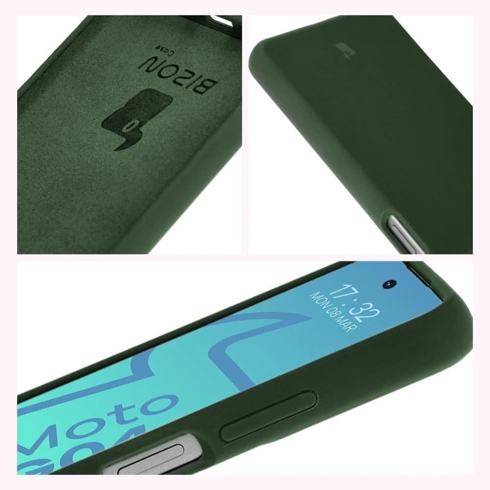 Bizon Soft Case Motorola Moto G04 dunkelgrün - 11