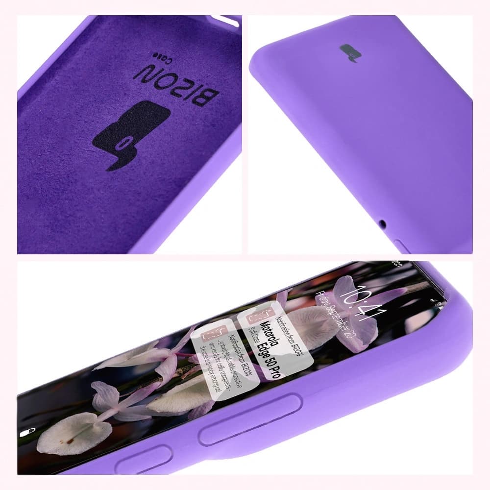 Bizon Soft Case Motorola Edge 50 Pro purple - 11