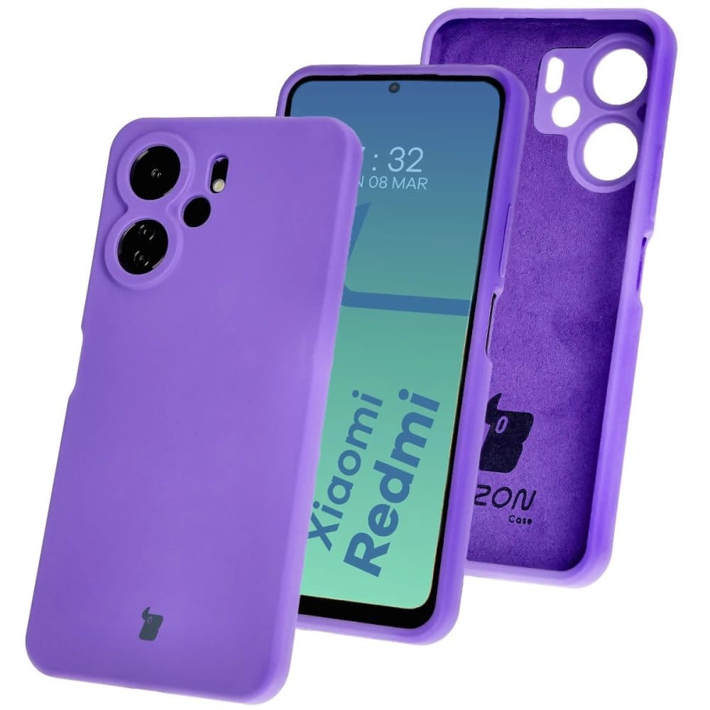 Bizon Soft Case Xiaomi Redmi 13C 4G / Xiaomi Redmi 13C 5G / Xiaomi Poco C65 purple - 1