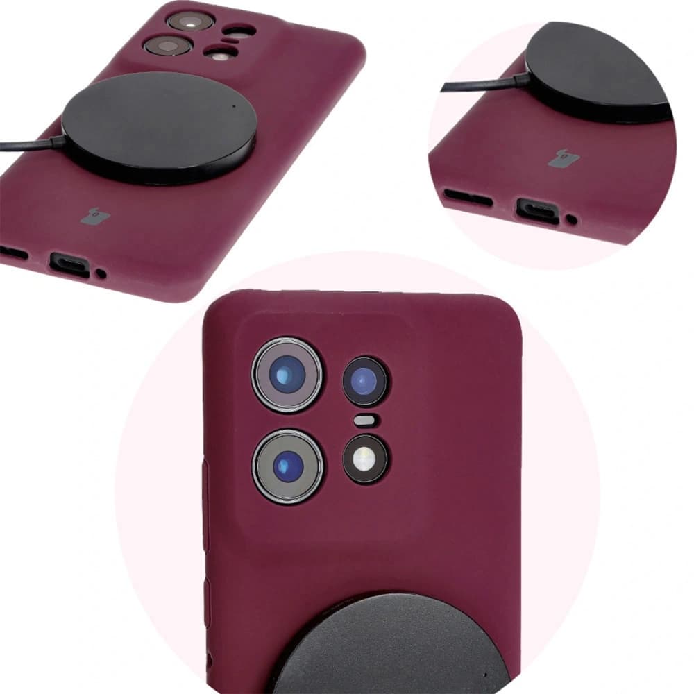 Bizon Soft Case Motorola Edge 50 Pro dark purple - 12