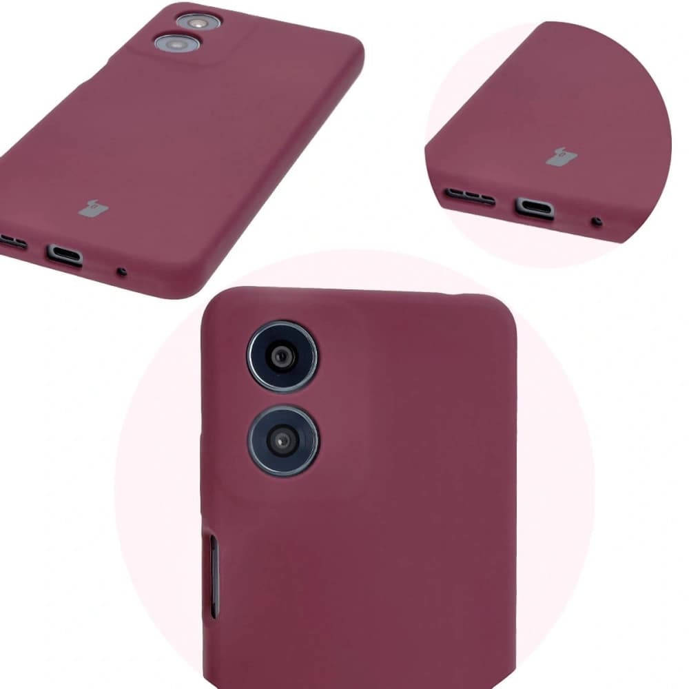 Bizon Soft Case Motorola Moto G04 dunkel lila - 10