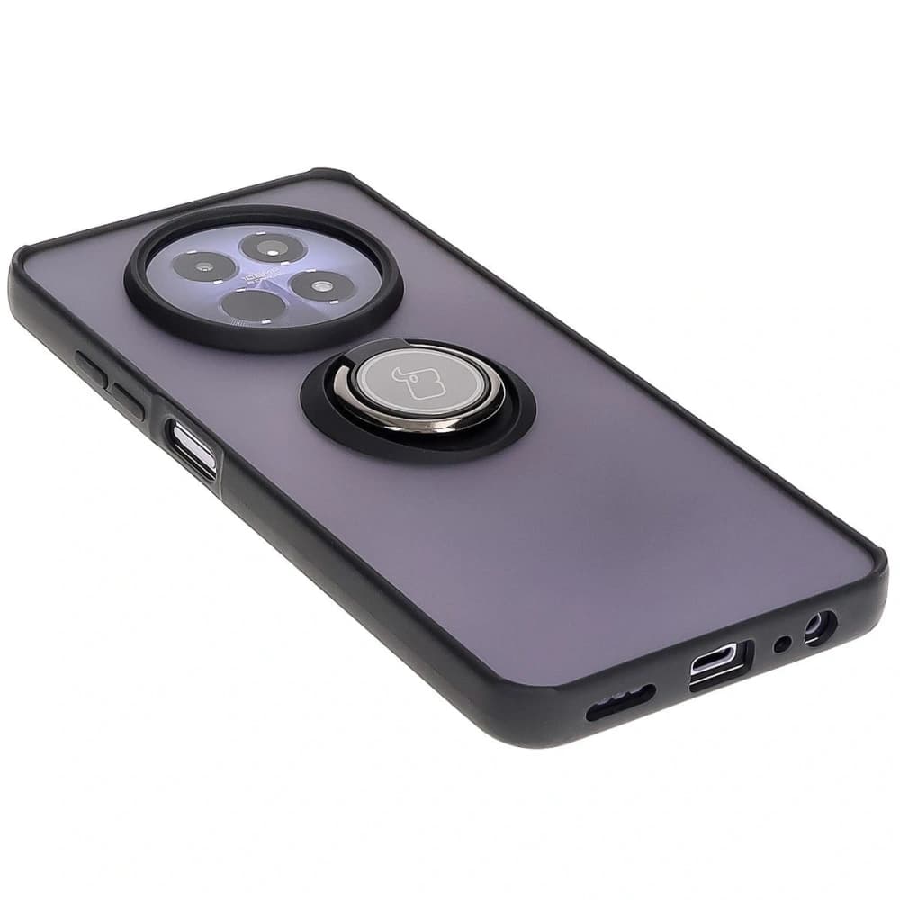 Bizon Case Hybrid Ring Realme 12 / 12x smoky with a black frame - 4