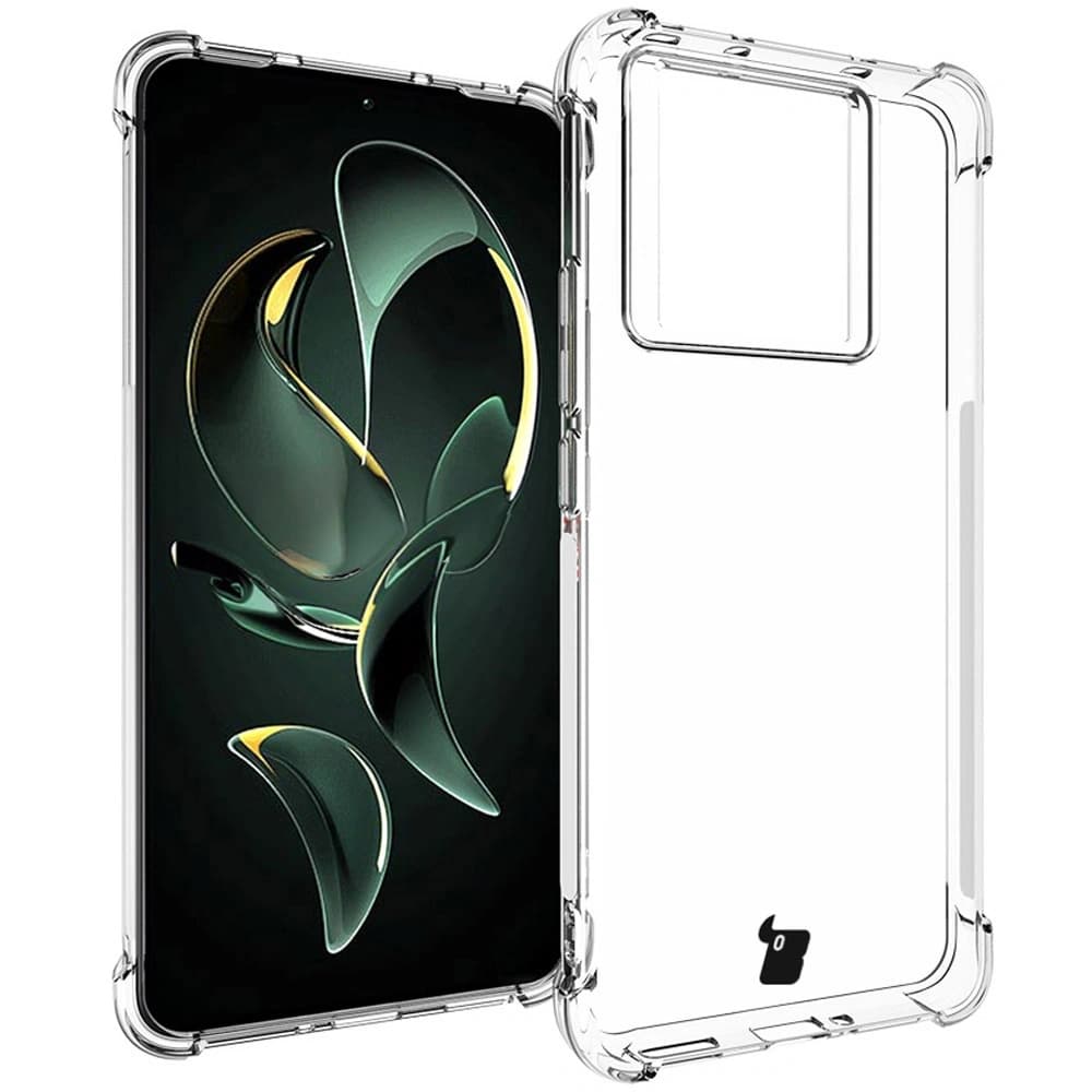 Bizon Case Clear Pack Hülle + 2x gehärtetes Glas + Linsenglas Xiaomi 13T / 13T Pro - 3