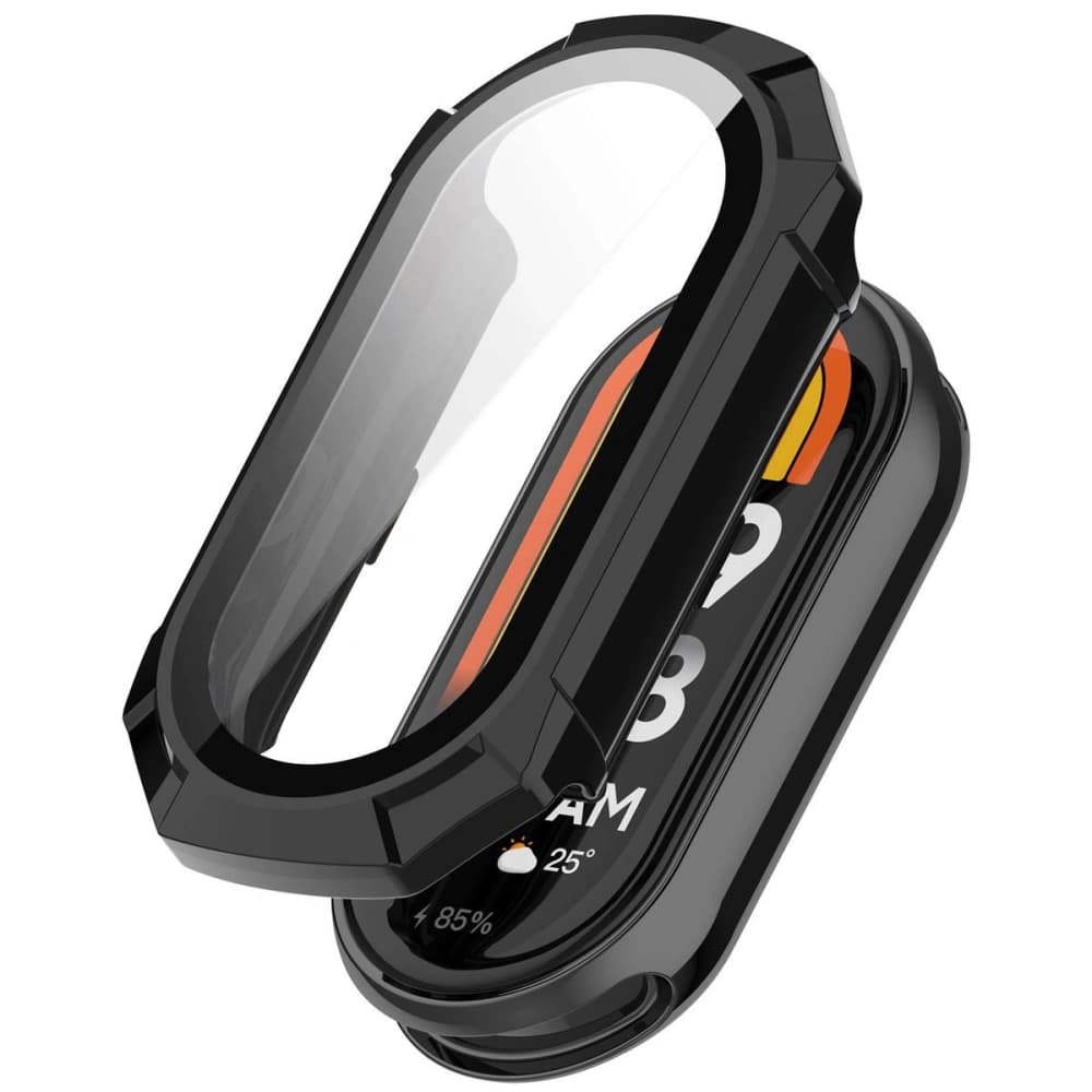 Bizon Case+Glass Uhr Xiaomi Smart Band 9 schwarz - 4
