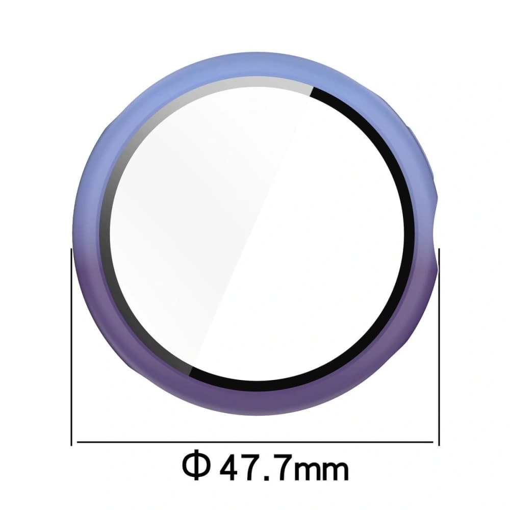 Bizon Case+Glass Uhr Google Pixel Uhr 3 45mm lila-blau - 2