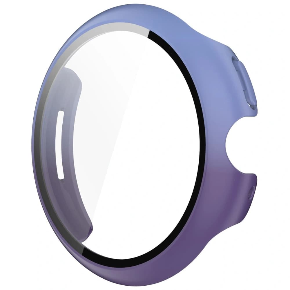 Bizon Case+Glass Uhr Google Pixel Uhr 3 45mm lila-blau - 3