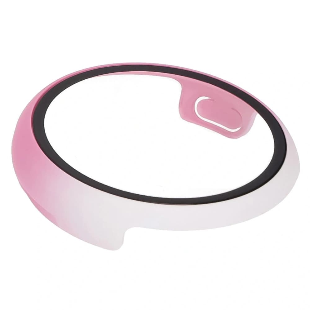 Bizon Case+Glass Uhr Google Pixel Uhr 3 45mm weiß rosa - 6