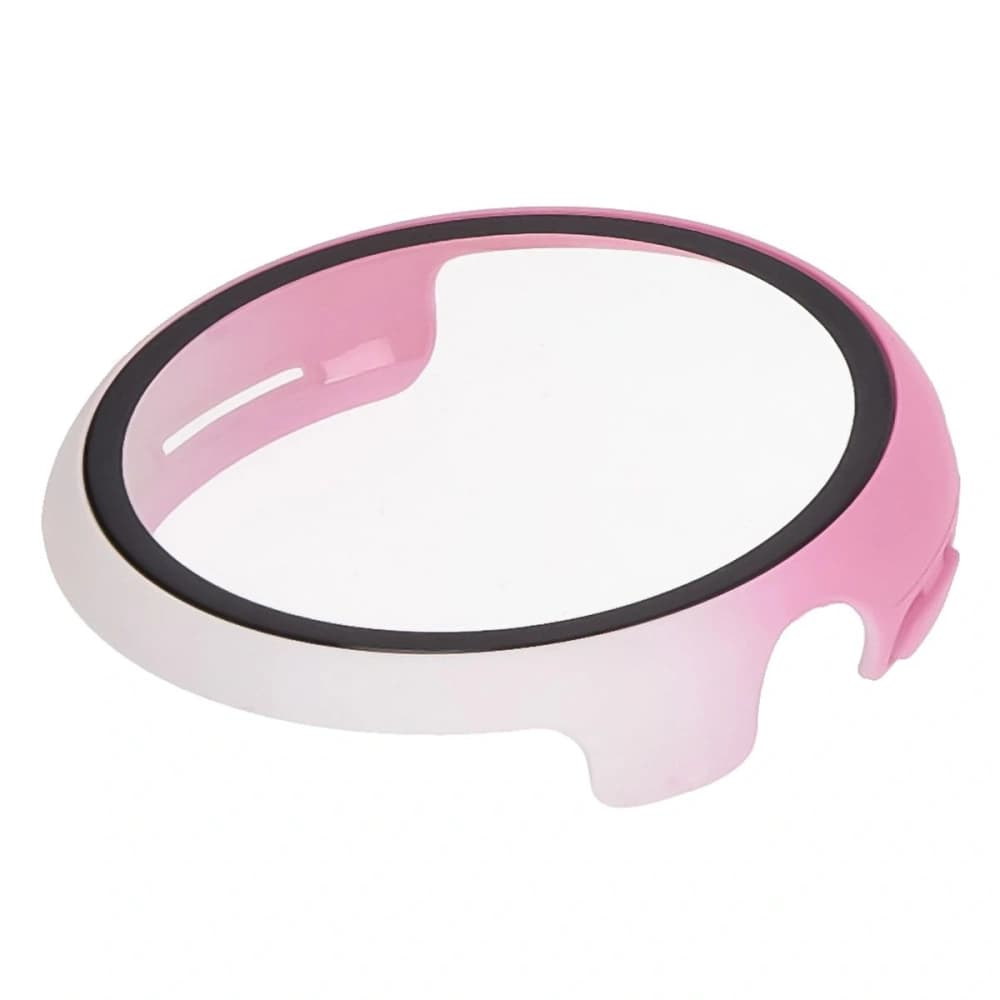 Bizon Case+Glass Uhr Google Pixel Uhr 3 45mm weiß rosa - 7