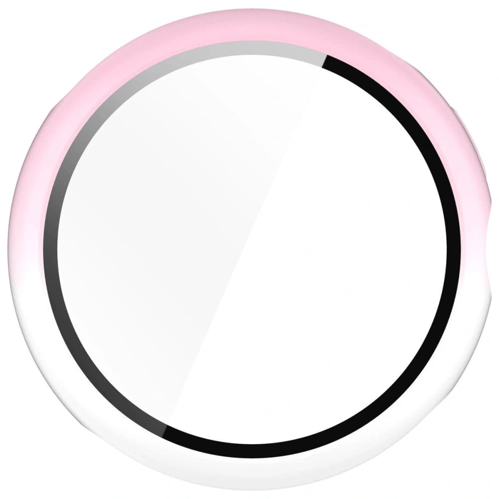 Bizon Case+Glass Uhr Google Pixel Uhr 3 45mm weiß rosa - 8