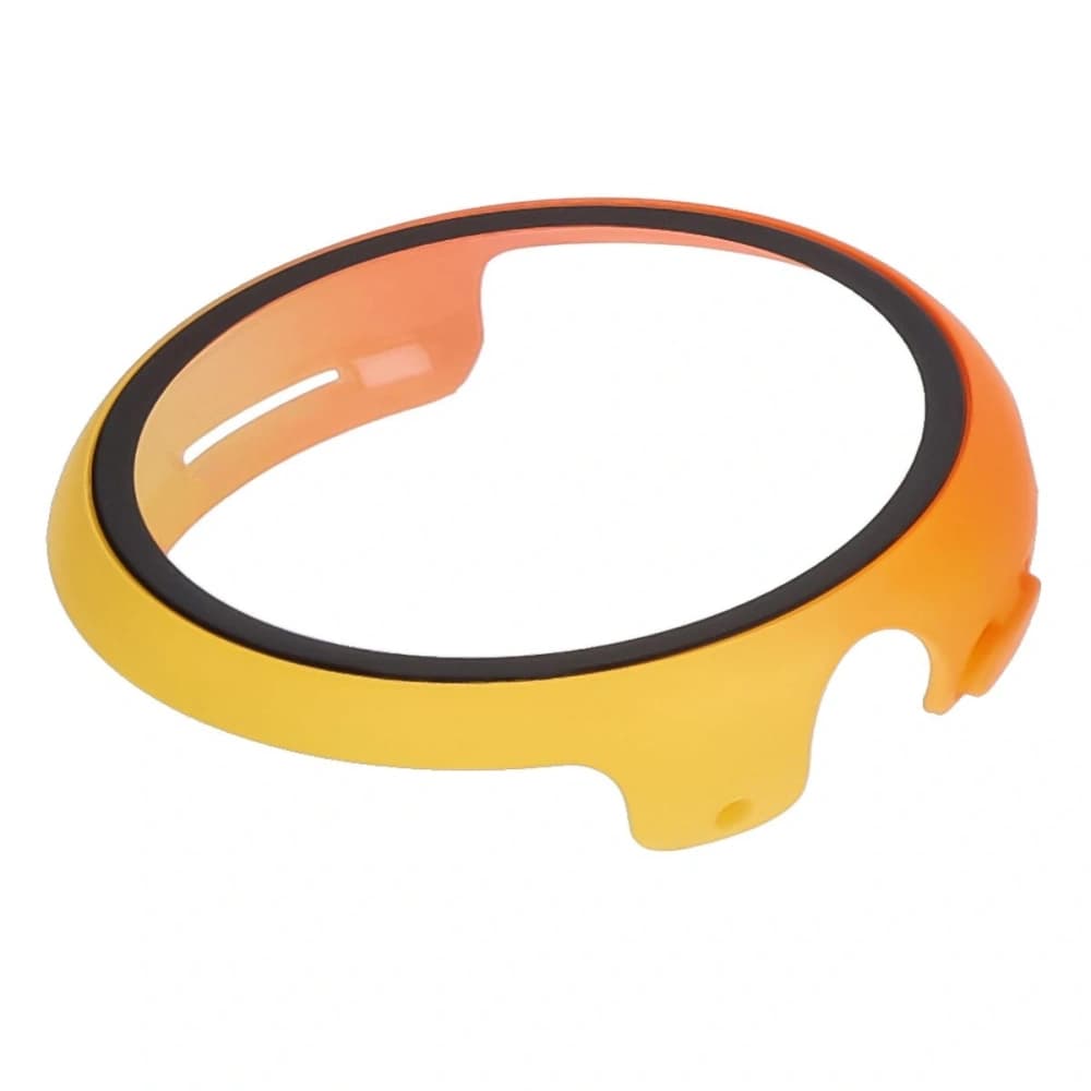 Bizon Case+Glass Uhr Google Pixel Uhr 3 45mm gelb-orange - 6