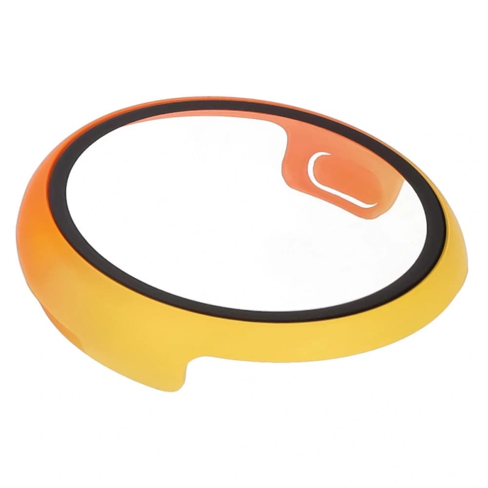 Bizon Case+Glass Uhr Google Pixel Uhr 3 45mm gelb-orange - 7