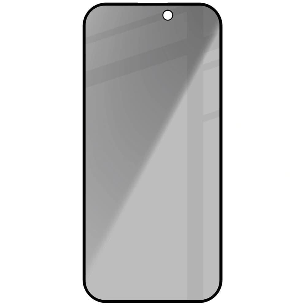 Bizon Glass Edge Shadow Apple iPhone 16 Pro tinted with a black frame - 4