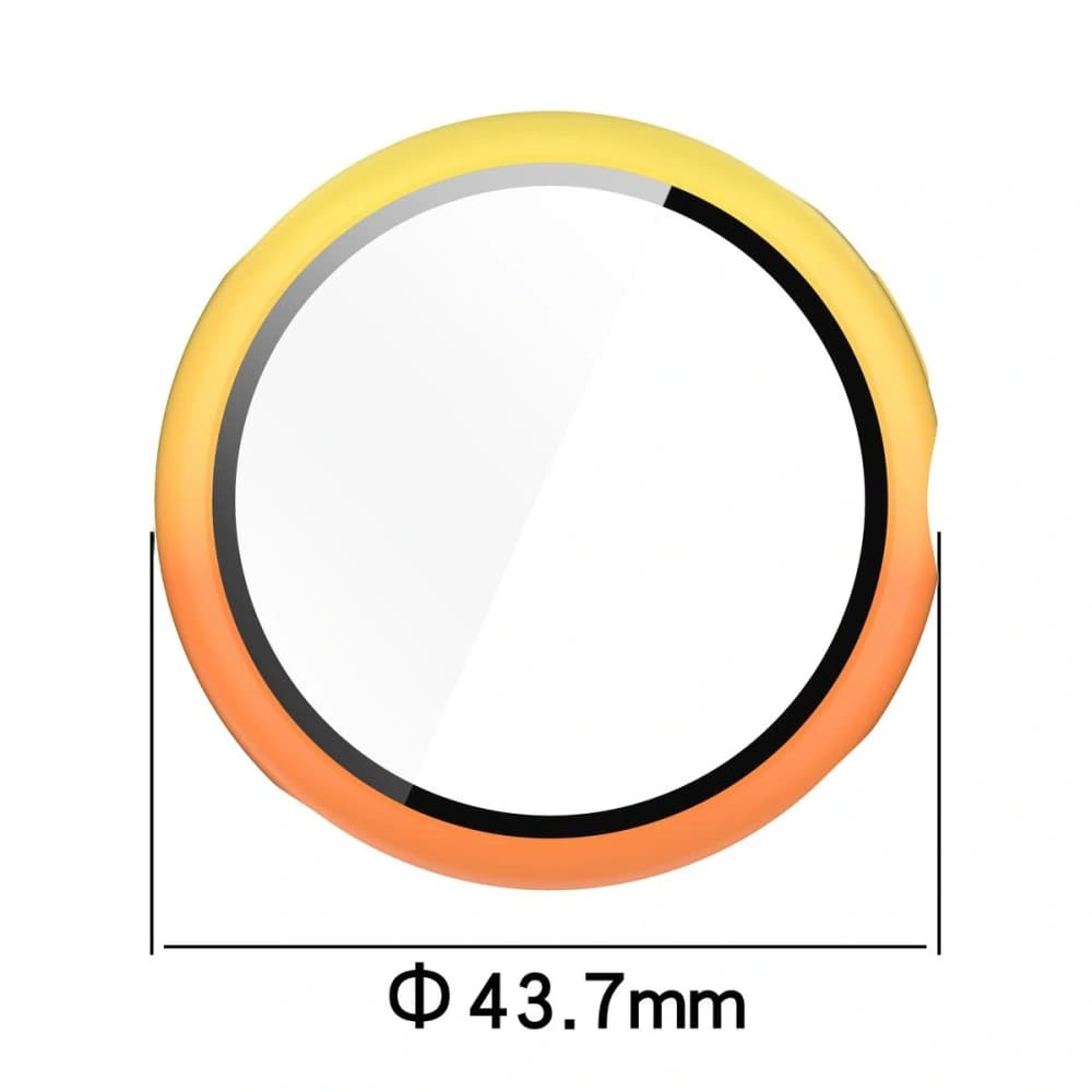 Bizon Case+Glass Uhr Google Pixel Uhr 3 41mm gelb-orange - 2